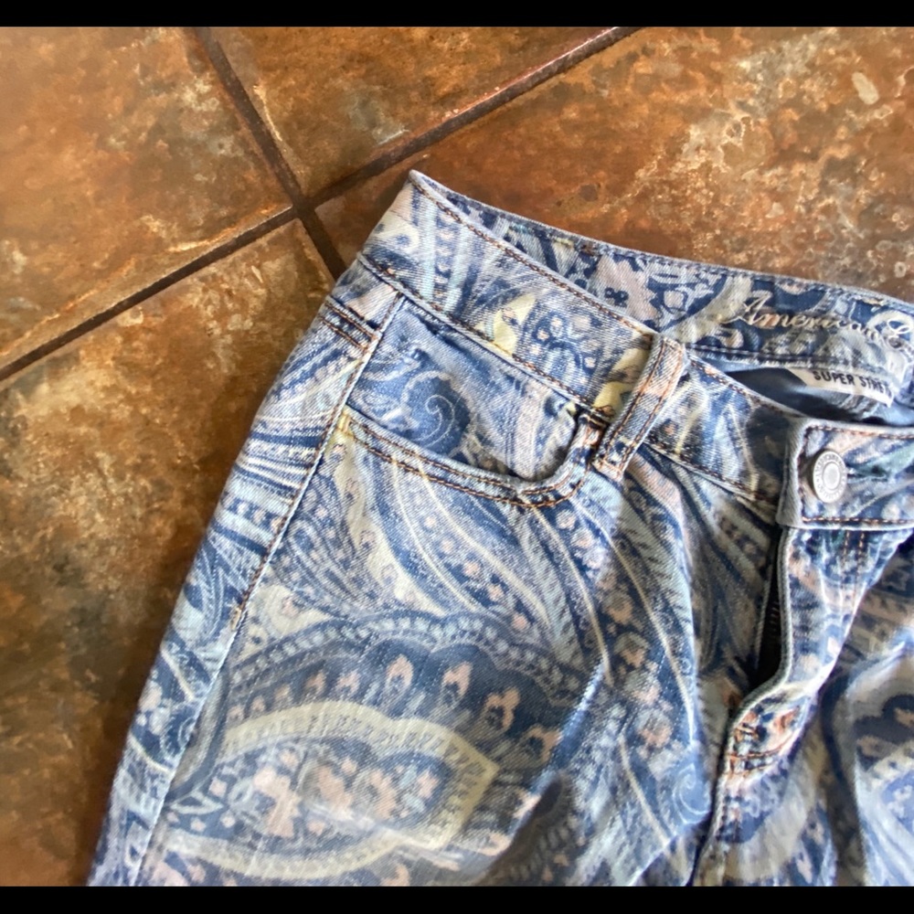 💋American Eagle Boho Stretch Skinny Women Jean - Picture 5 of 7